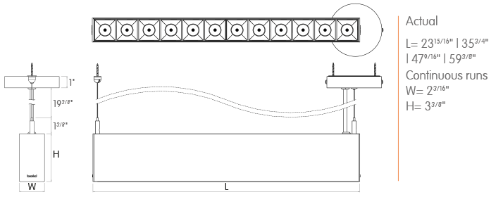 Direct/Indirect Symmetrical Baffles